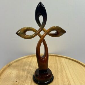Wild Wings "Atone" Cross Small Imago Sculpture by Lawrence Oliver 2008